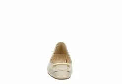 Adrienne Vittadini Womens Jacksi Flat - Ivory -Shoes Shop US 01 107384 02