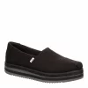 Toms Womens Alparagata Midform Espadrille - Black -Shoes Shop US 01 107400 00