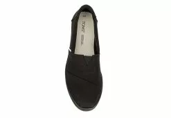 Toms Womens Alparagata Midform Espadrille - Black -Shoes Shop US 01 107400 05