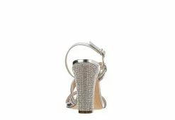 N By Nina Womens Sabetha Sandal - Silver -Shoes Shop US 01 107407 04