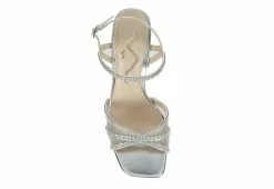 N By Nina Womens Sevyn Platform Sandal - Silver -Shoes Shop US 01 107408 05