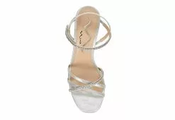 N By Nina Womens Amillia Sandal - Silver -Shoes Shop US 01 107410 05