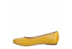 Mootsies Tootsies Womens Belva Flat - Yellow -Shoes Shop US 01 107414 03