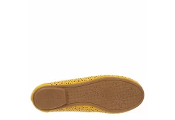 Mootsies Tootsies Womens Belva Flat - Yellow -Shoes Shop US 01 107414 06
