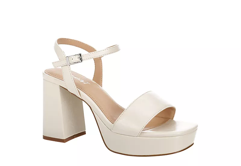 Limelight Womens Ansley Platform Sandal - Bone 3 Limelight Womens Ansley Platform Sandal - Bone