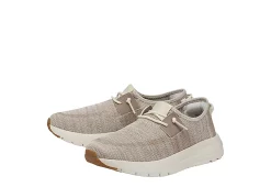 Heydude Womens Sirocco Slip On Sneaker - Natural