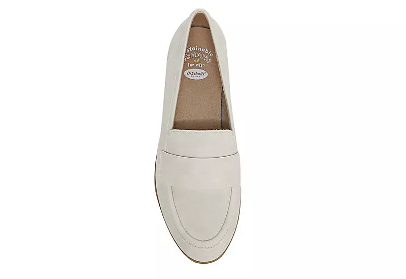 DR. SCHOLL'S Dr. Scholl's Womens Rate Moc Loafer - Off White 8 DR. SCHOLL'S Dr. Scholl's Womens Rate Moc Loafer - Off White - Image 6