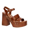 Madden Girl Womens Greenville Platform Sandal - Cognac -Shoes Shop US 01 107536 00