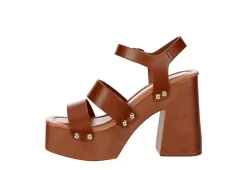 Madden Girl Womens Greenville Platform Sandal - Cognac -Shoes Shop US 01 107536 03