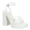 Madden Girl Womens Aces Platform Sandal - White