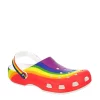Crocs Womens Classic Clog - Rainbow -Shoes Shop US 01 107625 00