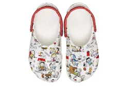 Crocs Unisex Peanuts Classic Clog - White -Shoes Shop US 01 107669 04