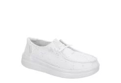 Heydude Womens Wendy Rise Slip On Sneaker - White