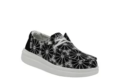 Heydude Womens Wendy Rise Slip On Sneaker - Black