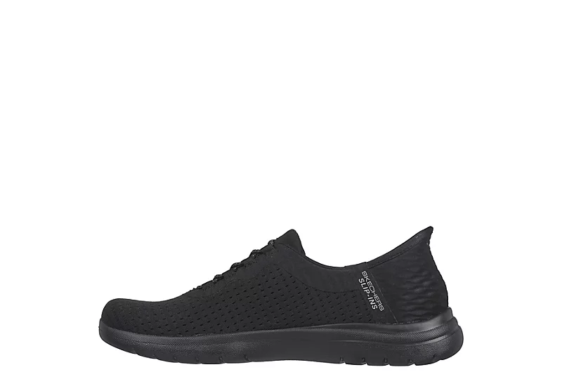 Skechers Womens Slip-ins On-the-go Flex Clever Sneaker - Black 5 Skechers Womens Slip-ins On-the-go Flex Clever Sneaker - Black - Image 3