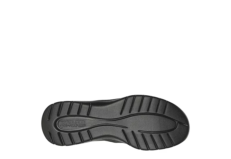 Skechers Womens Slip-ins On-the-go Flex Clever Sneaker - Black 7 Skechers Womens Slip-ins On-the-go Flex Clever Sneaker - Black - Image 5