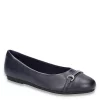 Easy Street Womens Asher Flat - Navy -Shoes Shop US 01 108018 00