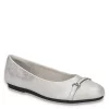 Easy Street Womens Asher Flat - Silver 1 Easy Street Womens Asher Flat - Silver -Shoes Shop US 01 108021 00