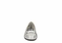 Easy Street Womens Asher Flat - Silver -Shoes Shop US 01 108021 02