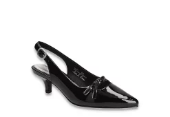 Easy Street Womens Emerin Slingback Pump - Black
