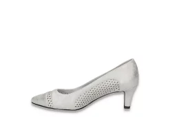 Easy Street Womens Ansen Pump - Silver -Shoes Shop US 01 108091 03