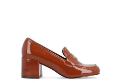 Journee Collection Womens Liyla Pump - Cognac -Shoes Shop US 01 108361 01