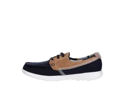 Skechers Womens Go Walk Lite Playa Vista Boat Shoe - Navy -Shoes Shop US 01 112127 03