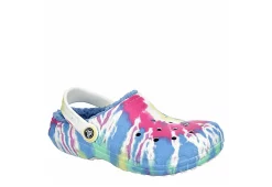 Crocs Womens Classic Lined Clog - Blue