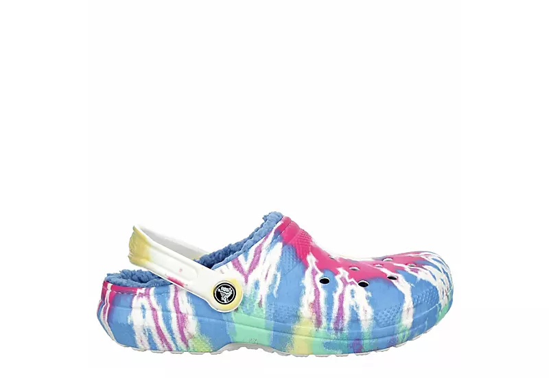 Crocs Womens Classic Lined Clog - Blue 4 Crocs Womens Classic Lined Clog - Blue - Image 2