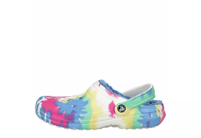 Crocs Womens Classic Lined Clog - Blue 6 Crocs Womens Classic Lined Clog - Blue - Image 4