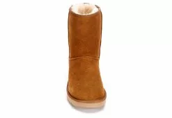 Koolaburra By Ugg Womens Koola Short Fur Boot - Rust -Shoes Shop US 01 122353 02