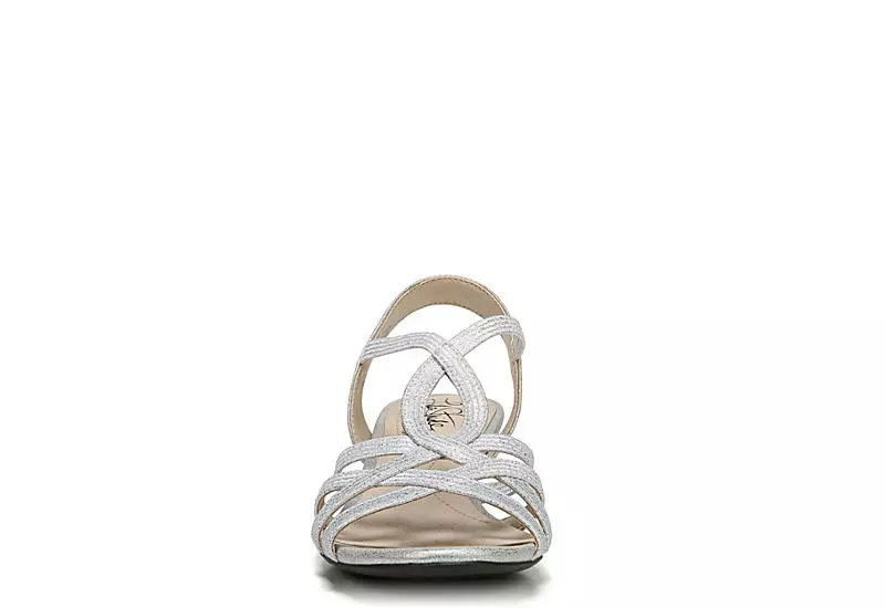 Lifestride Womens Yaya Wedge Sandal - Silver 5 Lifestride Womens Yaya Wedge Sandal - Silver - Image 3