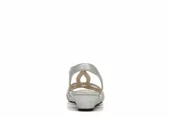Lifestride Womens Yaya Wedge Sandal - Silver 13 Lifestride Womens Yaya Wedge Sandal - Silver -Shoes Shop US 01 200113 04