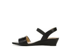 Lifestride Womens Yuma Wedge Sandal - Black -Shoes Shop US 01 201296 03