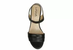 Lifestride Womens Yuma Wedge Sandal - Black -Shoes Shop US 01 201296 05