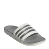 Adidas Womens Adilette Comfort Slide Sandal - White