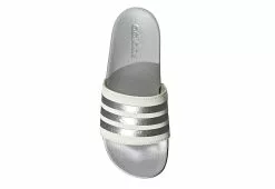 Adidas Womens Adilette Comfort Slide Sandal - White -Shoes Shop US 01 202095 03