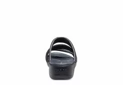 Crocs Womens Boca Ii Strappy Wedge Sandal - Black -Shoes Shop US 01 202248 03