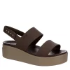 Crocs Womens Brooklyn Platform Wedge Sandal - Mocha -Shoes Shop US 01 202250 00