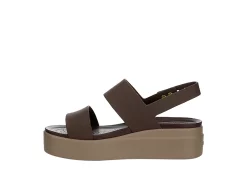 Crocs Womens Brooklyn Platform Wedge Sandal - Mocha -Shoes Shop US 01 202250 03