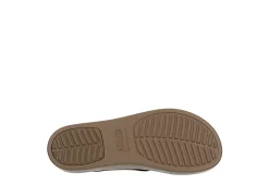 Crocs Womens Brooklyn Platform Wedge Sandal - Mocha -Shoes Shop US 01 202250 06