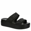 Crocs Womens Brooklyn Buckle Low Wedge Sandal - Black -Shoes Shop US 01 202251 00