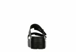 Crocs Womens Brooklyn Buckle Low Wedge Sandal - Black -Shoes Shop US 01 202251 04