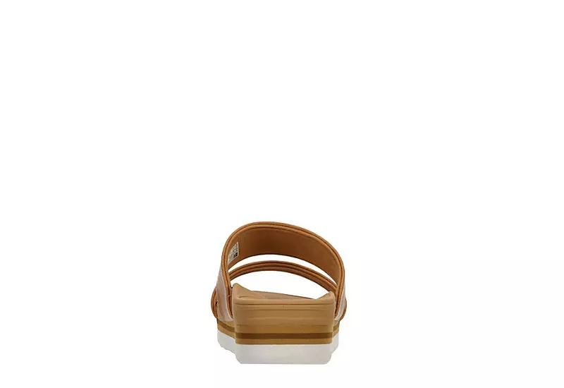 Reef Womens Banded Horizon Hi Slide Sandal - Tan 7 Reef Womens Banded Horizon Hi Slide Sandal - Tan - Image 5