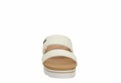 Reef Womens Banded Horizon Hi Slide Sandal - White -Shoes Shop US 01 202350 02