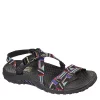 Skechers Womens Reggae Native Vibez Outdoor Sandal - Black