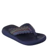 Skechers Womens Asana Flip Flop Sandal - Navy -Shoes Shop US 01 202468 00