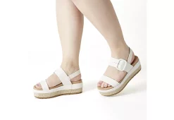 Michael By Michael Shannon Womens Kira Platform Sandal - Ivory -Shoes Shop US 01 202471 06
