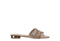 Michael By Michael Shannon Womens Skylar Slide Sandal - Med Metallic -Shoes Shop US 01 202475 01