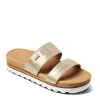 Reef Womens Banded Horizon Hi Slide Sandal - Champagne -Shoes Shop US 01 202484 00